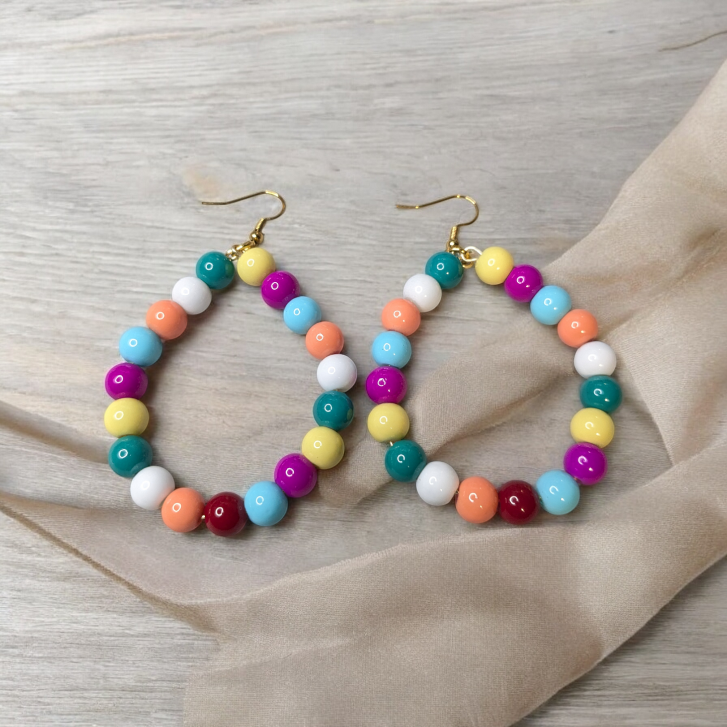 Bold Bubble Gum Hoops