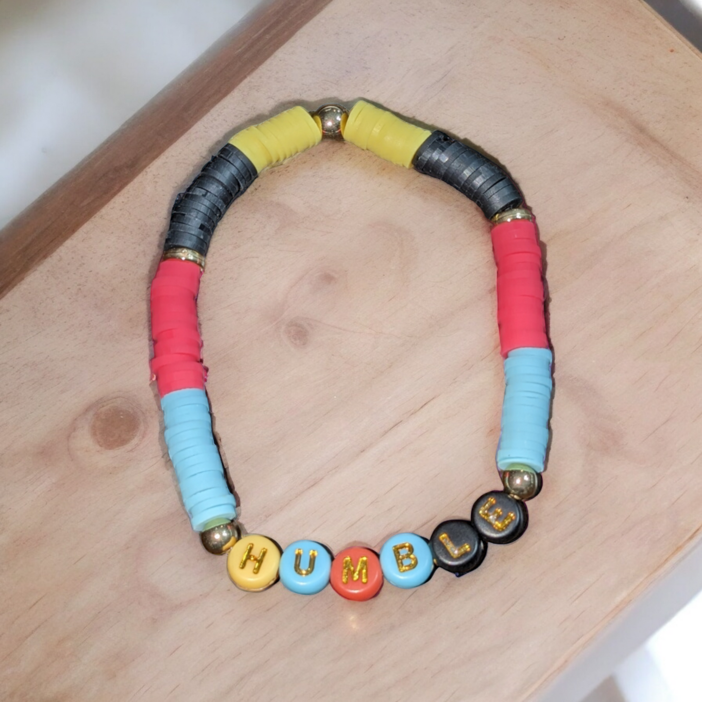 'HUMBLE' Heishi Bracelet