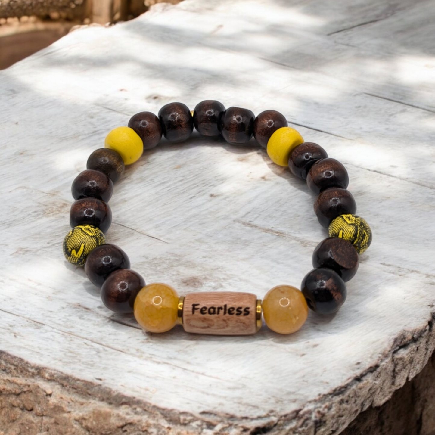 Fearless Yellow Wooden