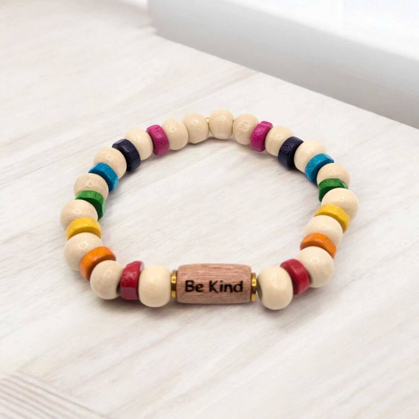 Kindness Rainbow Bracelet (polished)