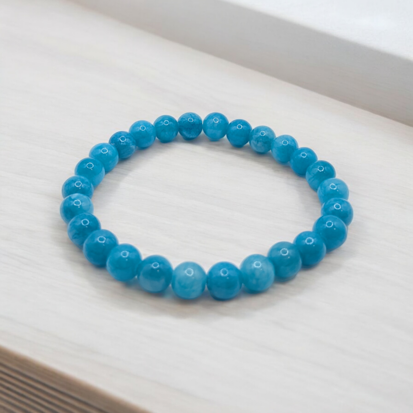 Glassy Glow Bright Blue