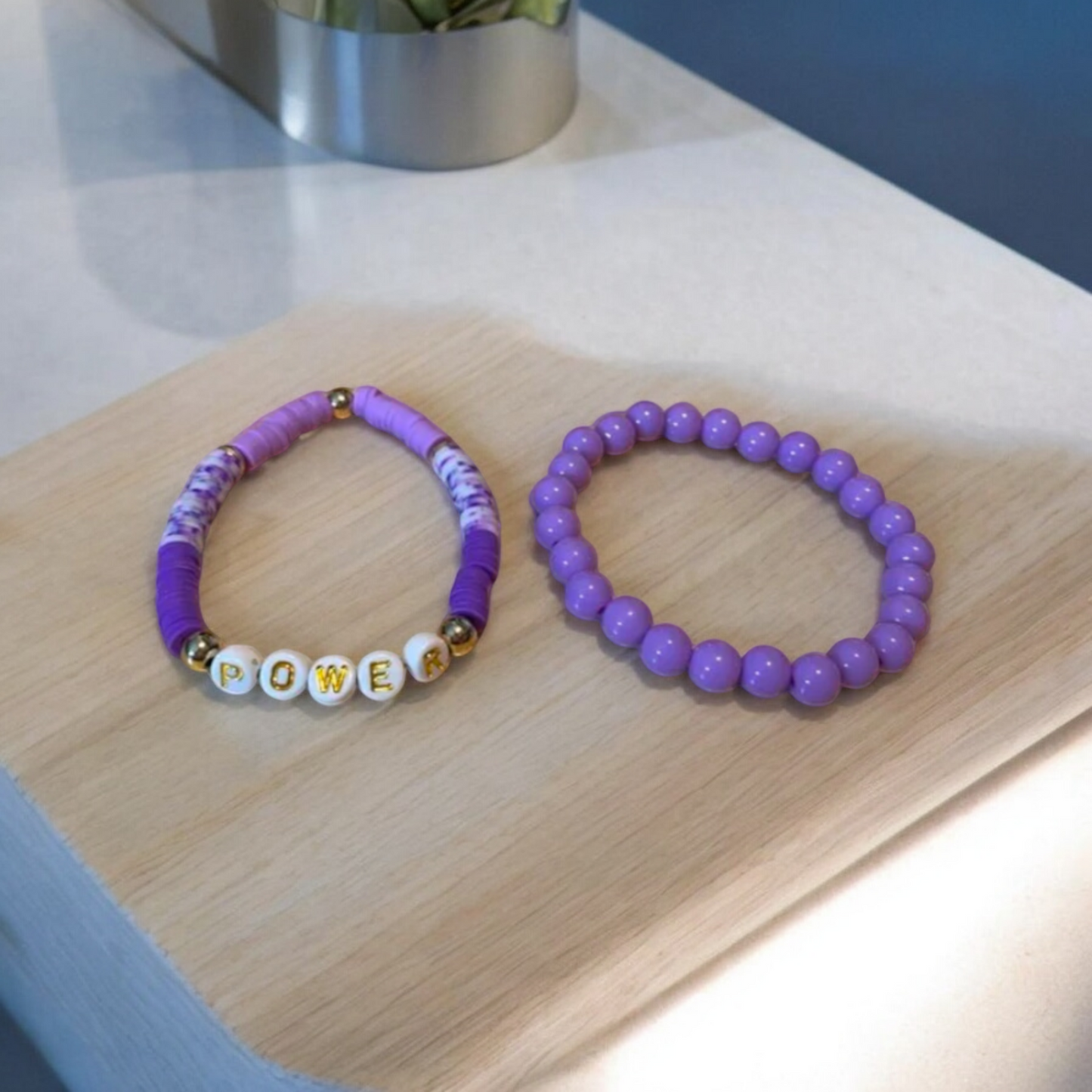 Heishi Purple Power Set