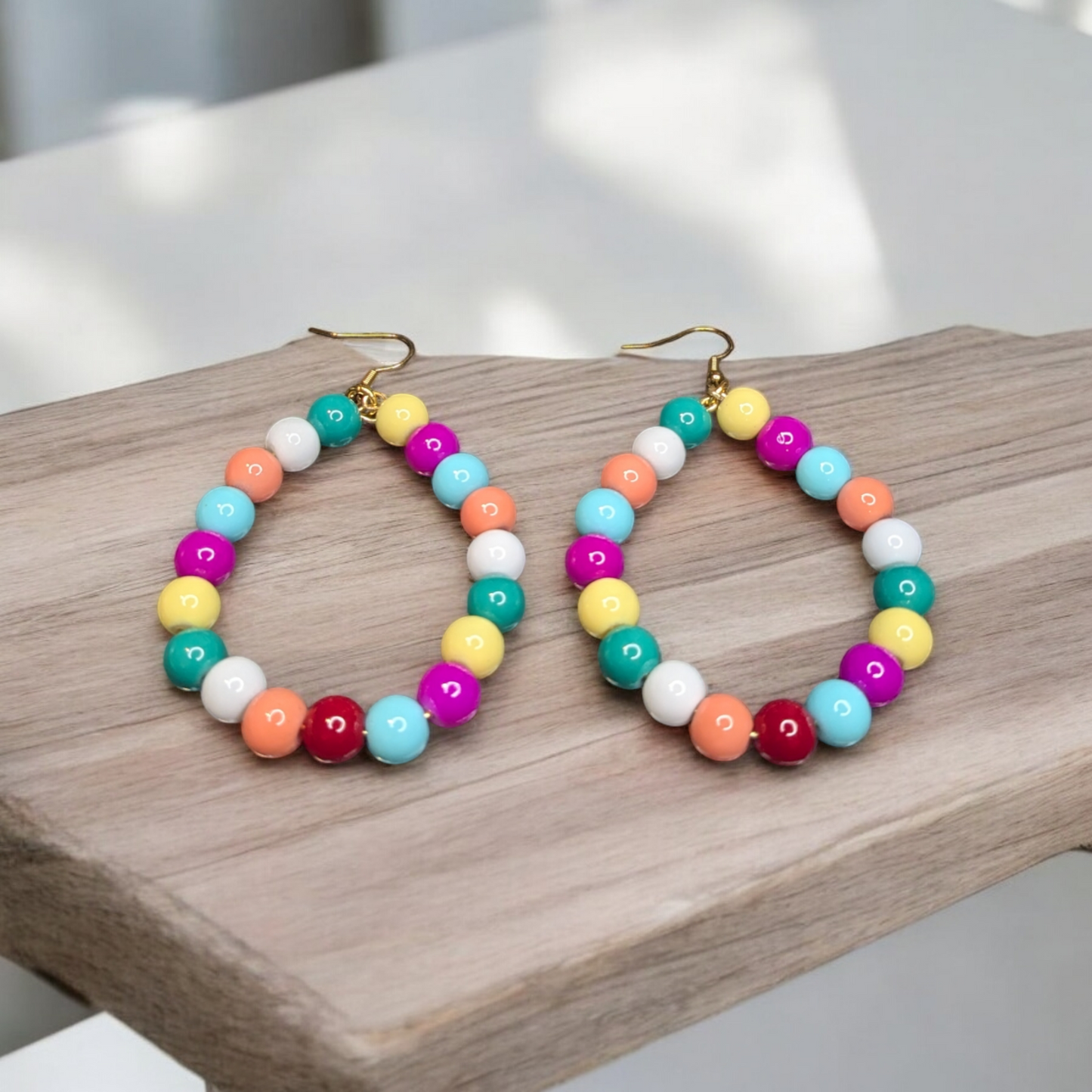 Bold Bubble Gum Hoops