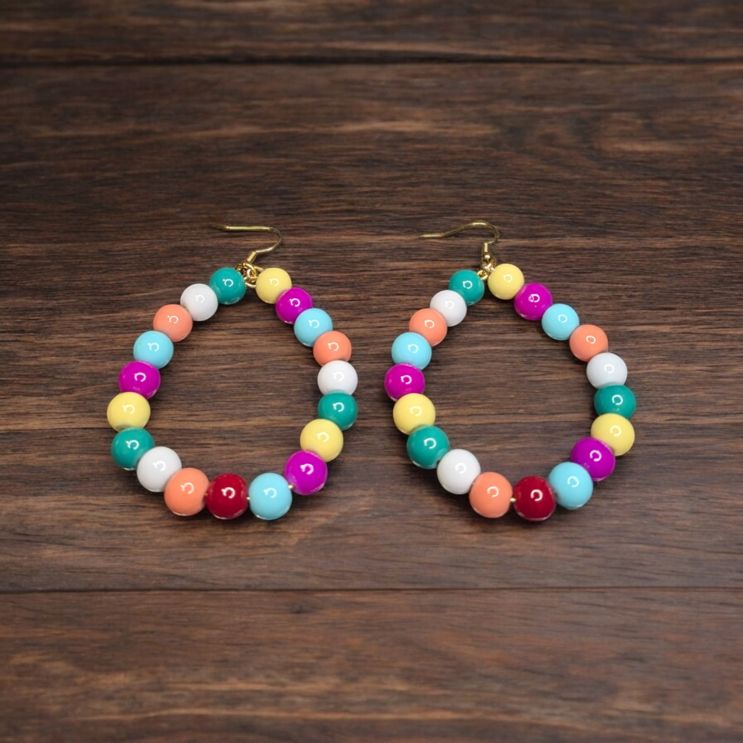 Bold Bubble Gum Hoops