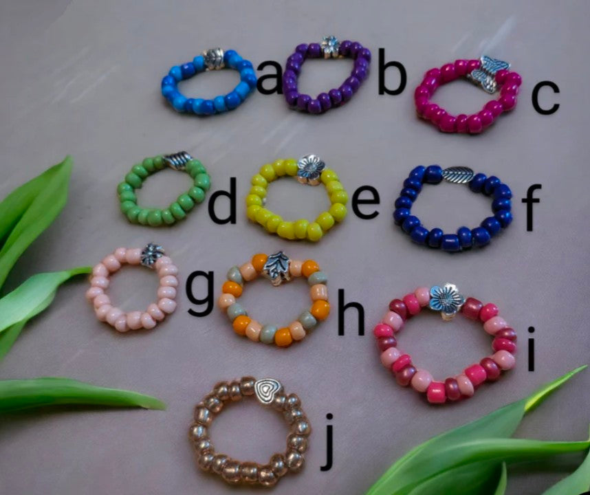 Seed Bead Rings
