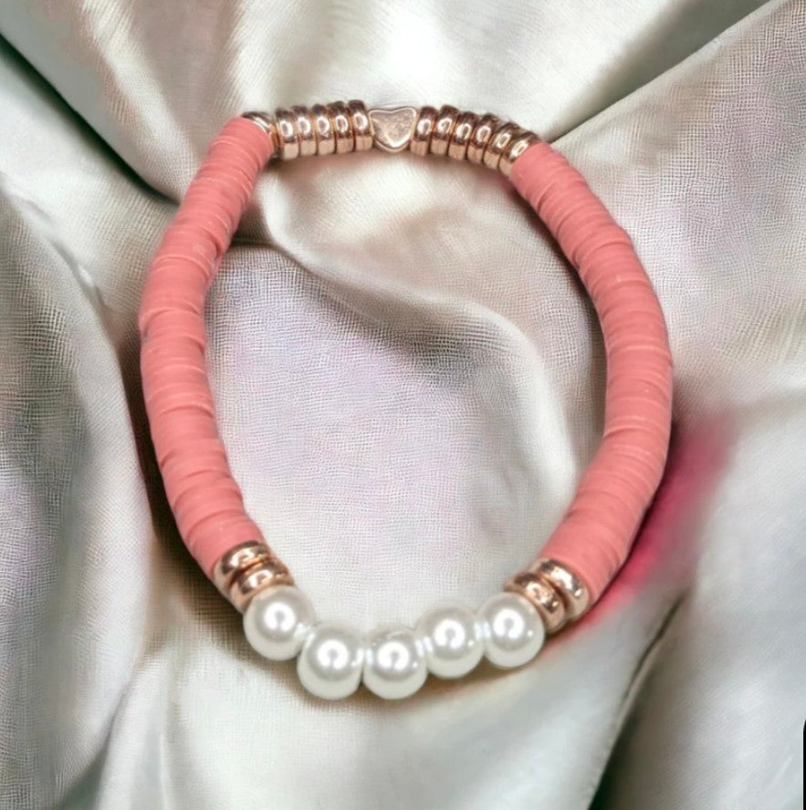 Heishi Five Pearls