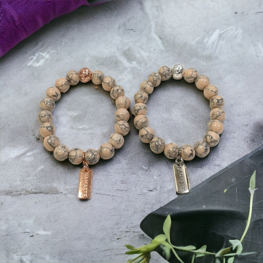 Serene Balance Howlite Bracelet