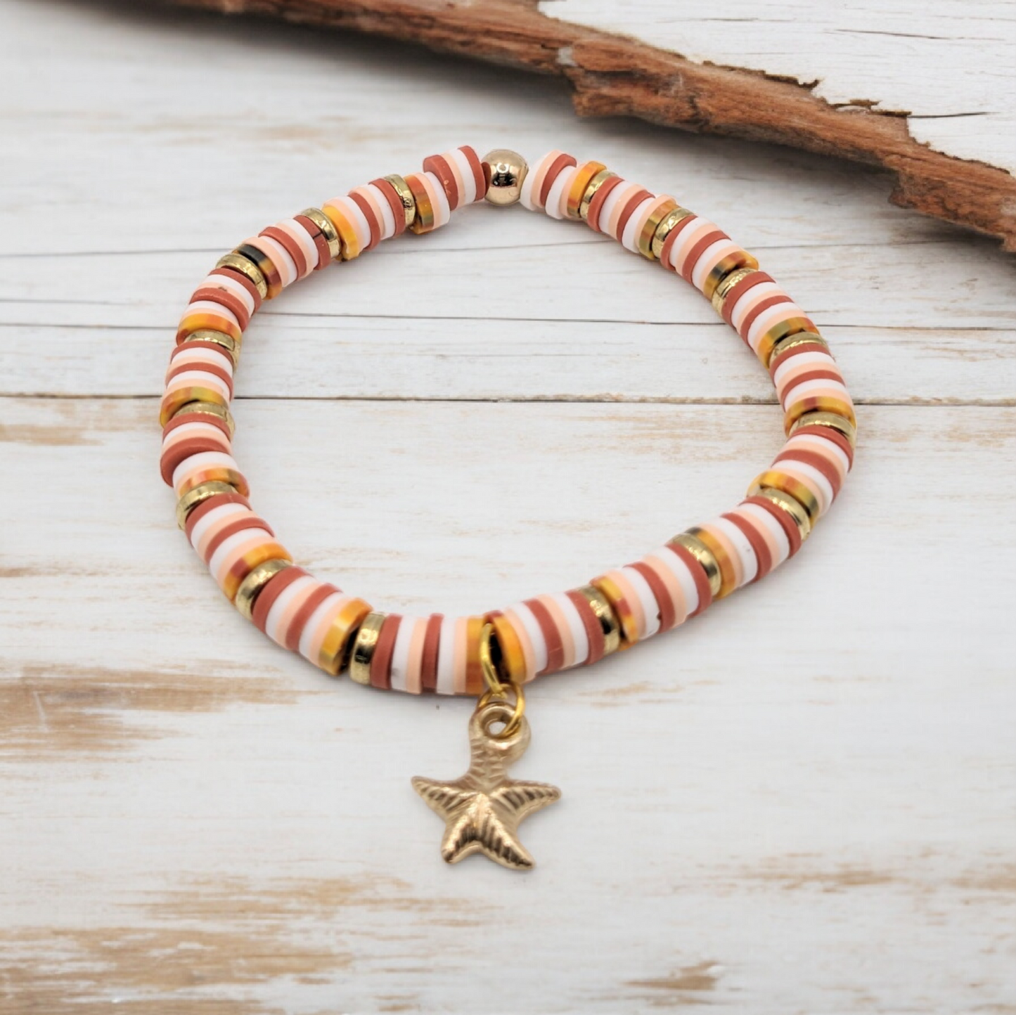 Color Way Orange/White/Tan Set