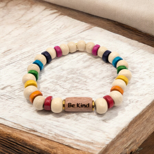 Kindness Rainbow Bracelet (polished)