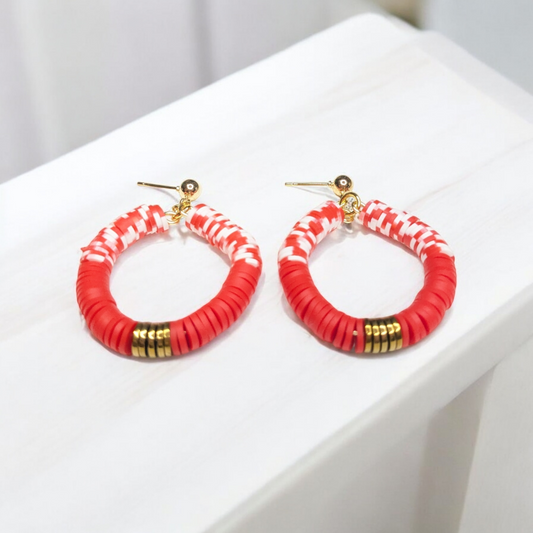 Crimson Glow Earrings