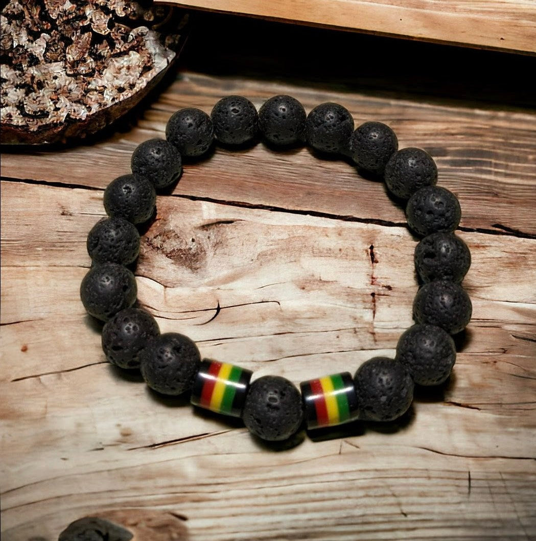 Black History Freedom Cuffs/Resin (10mm)