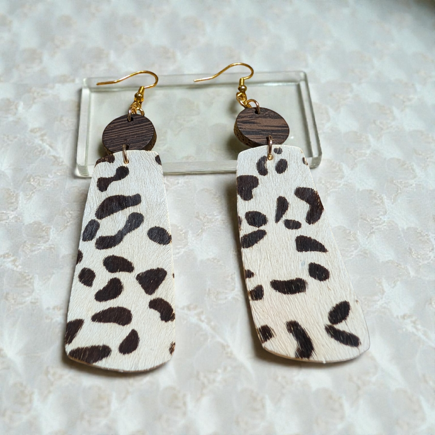 Cow Print Earrings